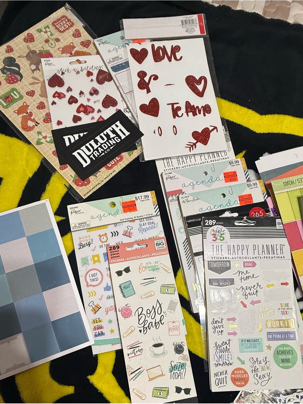 Assorted Planner Sticker Sheets - Bright Multi-Color Pack - Picture 7 of 9